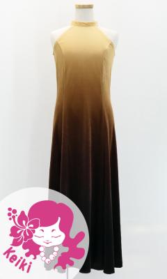 Hula Long Gradation Dress/ Luxury Collection / Beige & Brown / Jp73bebr