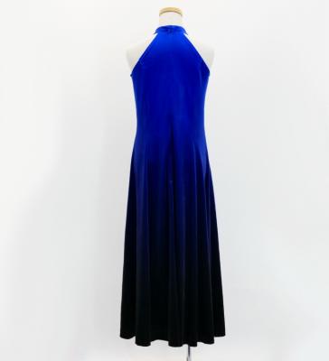 Hula Long Gradation Dress/ Luxury Collection / Blue & Black / Jp73blbk