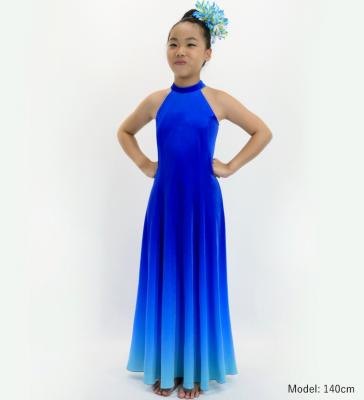 Hula Long Gradation Dress/ Luxury Collection / Blue & Light Blue / Jp73blbl