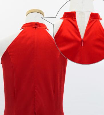 Hula Long Gradation Dress/ Luxury Collection / Red & Black / Jp73rdbk