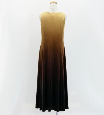 Hula Long Gradation Dress/ Luxury Collection / Beige & Brown / Jp74bebr