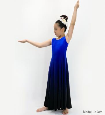 Hula Long Gradation Dress/ Luxury Collection / Blue & Black / Jp74blbk