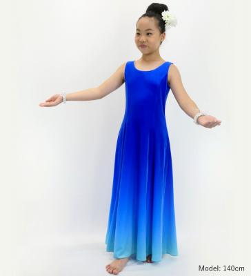 Hula Long Gradation Dress/ Luxury Collection / Blue & Light Blue / Jp74blbl