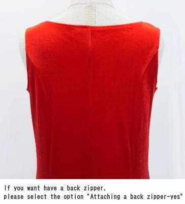Hula Long Gradation Dress/ Luxury Collection / Red & Black / Jp74rdbk