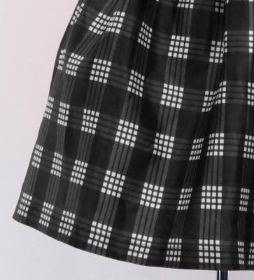 Hula Set up Keiki with Palaka Check Print / Luxury Collection / Black / Jp75bk