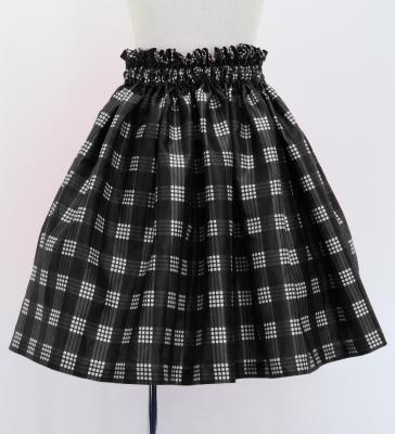 Hula Set up Keiki with Palaka Check Print / Luxury Collection / Black / Jp75bk