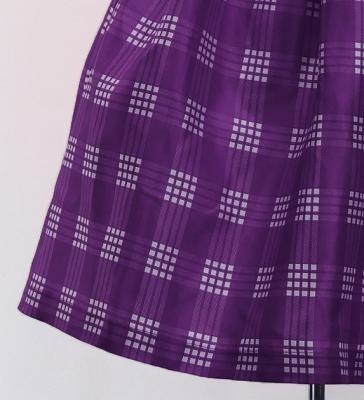 Hula Set up Keiki with Palaka Check Print / Luxury Collection / Dark Purple / Jp75dpu