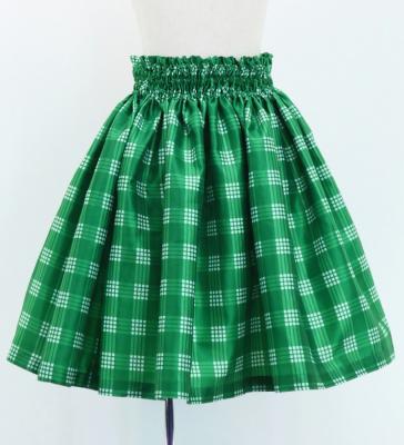 Hula Set up Keiki with palaka check / Luxury Collection / Green / Jp75gr
