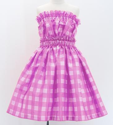 Hula Set up Keiki with Palaka Check Print / Luxury Collection / Lilac / Jp75li