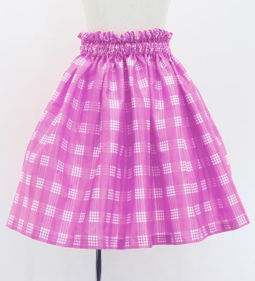 Hula Set up Keiki with Palaka Check Print / Luxury Collection / Lilac / Jp75li