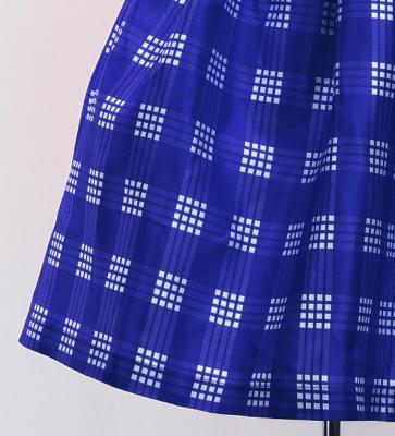 Hula Set up Keiki with Palaka Check Print / Luxury Collection / Royal Blue / Jp75rbl