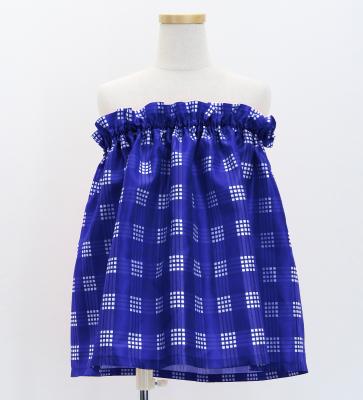 Hula Set up Keiki with Palaka Check Print / Luxury Collection / Royal Blue / Jp75rbl