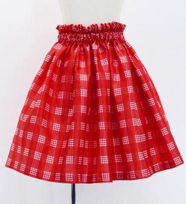Hula Set up Keiki with palaka check / Luxury Collection / Red / Jp75rd