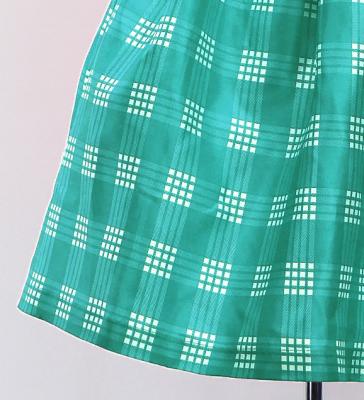 Hula Set up Keiki with Palaka Check Print / Luxury Collection / Turquoise Blue / Jp75tbl