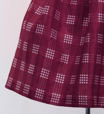 Hula Set up Keiki with Palaka Check Print / Luxury Collection / Wine / Jp75wi