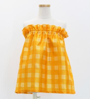 Hula Set up Keiki with palaka check / Luxury Collection / Yellow / Jp75ye