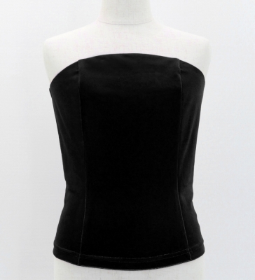 Hula Kids Blouse with Velvet Keiki / Black / Jp81bk