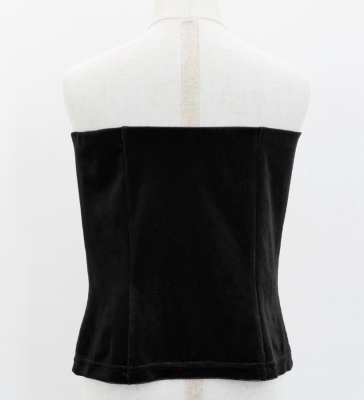 Hula Kids Blouse with Velvet Keiki / Black / Jp81bk