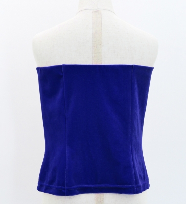 Hula Kids Blouse with Velvet Keiki / Royal Blue / Jp81rbl