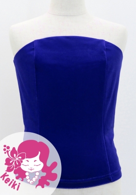 Hula Kids Blouse with Velvet Keiki / Royal Blue / Jp81rbl