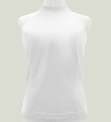 Hula Kids American Armhole Blouse with Velvet Keiki / White / Jp82wh
