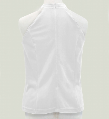 Hula Kids American Armhole Blouse with Velvet Keiki / White / Jp82wh