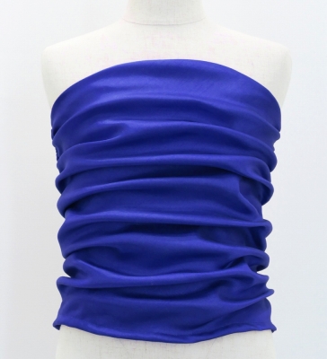 Hula Kids Drape Blouse with Shantung Keiki / Royal Blue / Jp83rbl