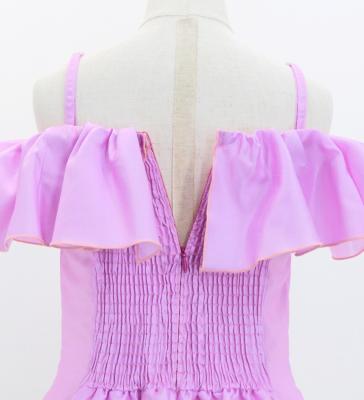 Hula Kids Midi Dress with Strelitzia Print / Luxury Collection / Pink / Jp85pi