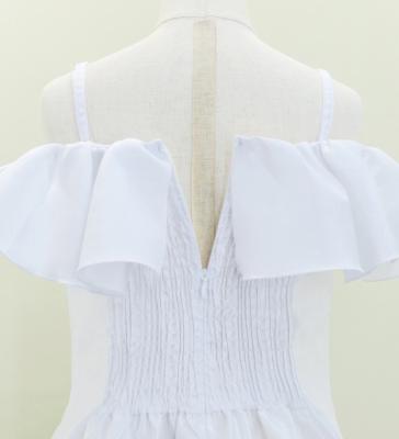 Hula Kids Midi Dress with Strelitzia Print / Luxury Collection / White / Jp85wh