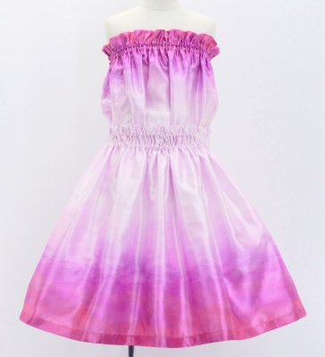 Hula Keiki Shantung Set-Up with Gradation Print / Luxury Collection / Jp90-2