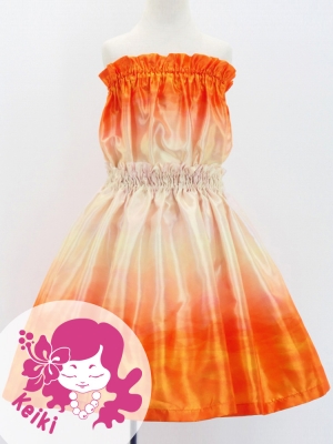 Hula Keiki Shantung Set-Up with Gradation Print / Luxury Collection / Jp90-3