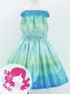 Hula Keiki Shantung Set-Up with Gradation Print / Luxury Collection / Jp90-4