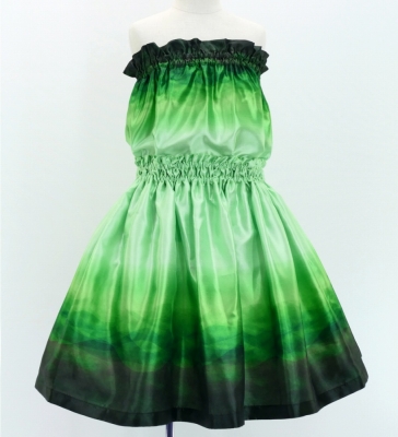 Hula Keiki Shantung Set-Up with Gradation Print / Luxury Collection / Jp90-5