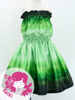 Hula Keiki Shantung Set-Up with Gradation Print / Luxury Collection / Jp90-5
