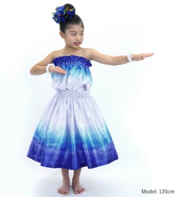 Hula Keiki Shantung Set-Up with Gradation Print / Luxury Collection / Jp90-6