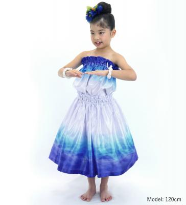 Hula Keiki Shantung Set-Up with Gradation Print / Luxury Collection / Jp90-6