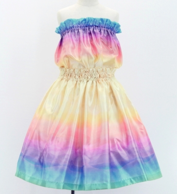 Hula Keiki Shantung Set-Up with Gradation Print / Luxury Collection / Jp90-7