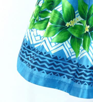 Hula Kids Shantung Pa'u Skirt with Hula girl Print / Luxury Collection / Jp95lbl