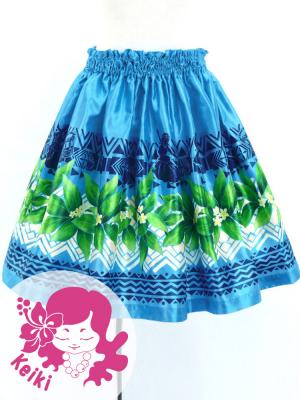 Hula Kids Shantung Pa'u Skirt with Hula girl Print / Luxury Collection / Jp95lbl