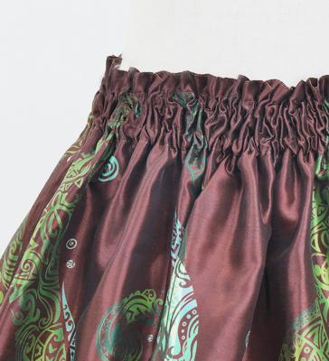 Hula Kids Shantung Pa'u Skirt with Kahiko Print / Luxury Collection / Jp96br