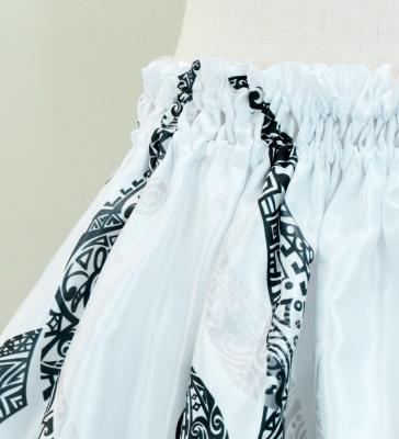 Hula Kids Shantung Pa'u Skirt with Kahiko Print / Luxury Collection / Jp96wh