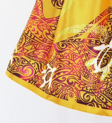 Hula Kids Shantung Pa'u Skirt with Kahiko Print / Luxury Collection / Jp96ye