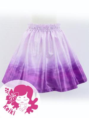 Hula Kids Shantung Pa'u Skirt with Gradation Print / Luxury Collection / Jp98-1