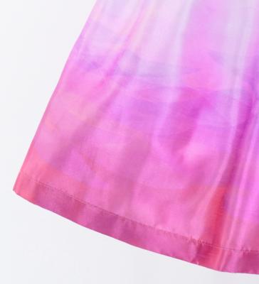 Hula Kids Shantung Pa'u Skirt with Gradation Print / Luxury Collection / Jp98-2