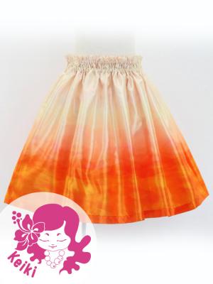 Hula Kids Shantung Pa'u Skirt with Gradation Print / Luxury Collection / Jp98-3