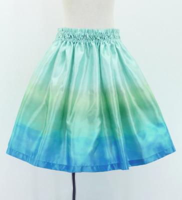Hula Kids Shantung Pa'u Skirt with Gradation Print / Luxury Collection / Jp98-4