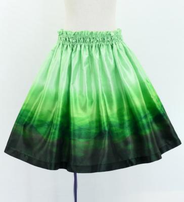 Hula Kids Shantung Pa'u Skirt with Gradation Print / Luxury Collection / Jp98-5