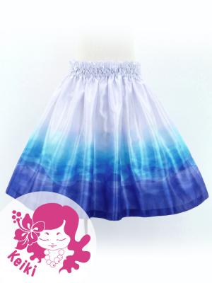 Hula Kids Shantung Pa'u Skirt with Gradation Print / Luxury Collection / Jp98-6