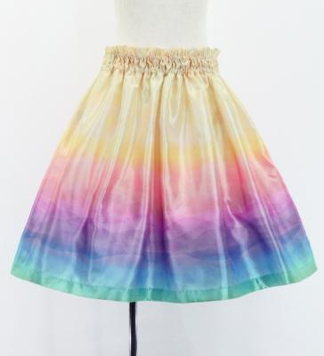 Hula Kids Shantung Pa'u Skirt with Gradation Print / Luxury Collection / Jp98-7