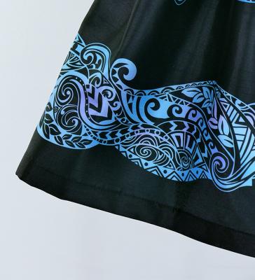 Hula Kids Shantung Pa'u Skirt with Kahiko Print / Luxury Collection / Jp99bk